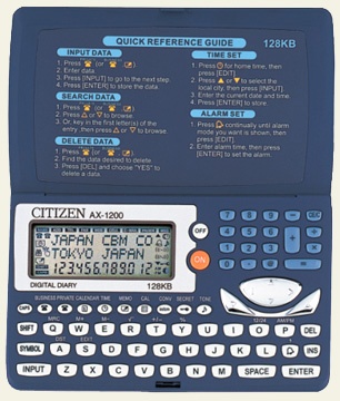 CASIO Digital diaries