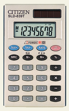 Citizen 8 Digit Calculator 