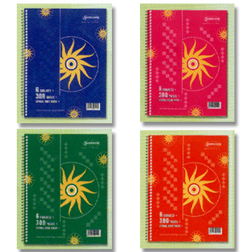 6 Subject Spiral Book , Wholesale 6 Subject Spiral Book  from India