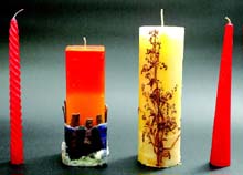 Paraffin Wax Candles