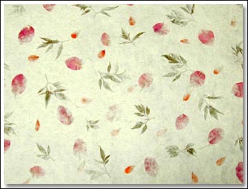 Handmade Floral Paper