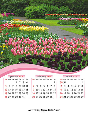 About Flowering Scenery Calendar, Wholesale About Flowering Scenery Calendar from India