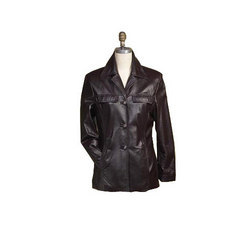 Fine Brown Leather Jacket, Wholesale Fine Brown Leather Jacket from India