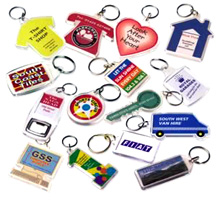 Company keyrings on sale